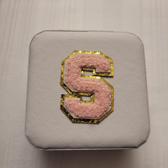 Personalized with S Jewelry Box - Picture 1 of 5